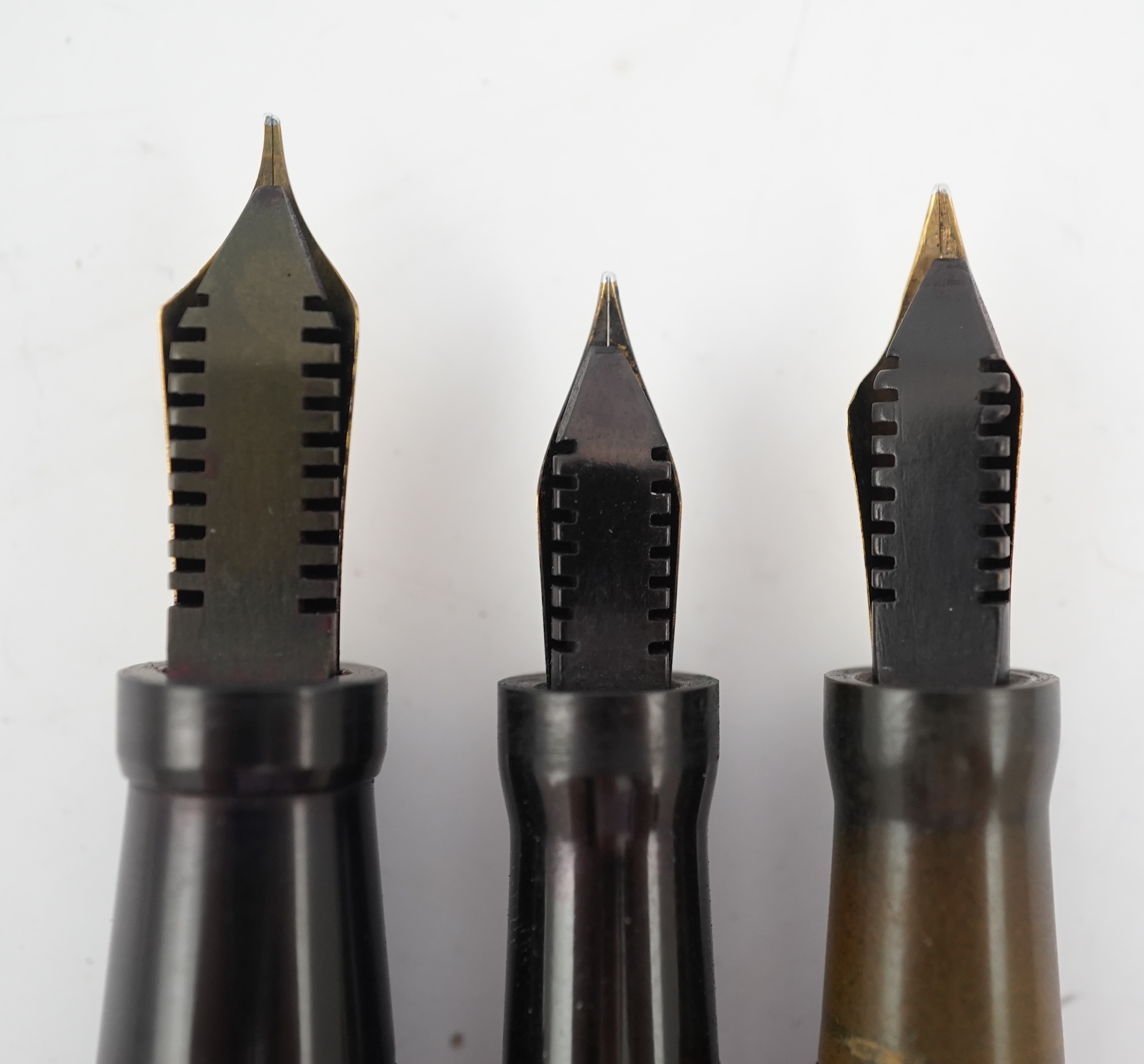 Three Wahl Eversharp fountain pens